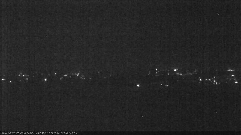 Lake Travis webcam, April 21, 2022 9:25 PM CT