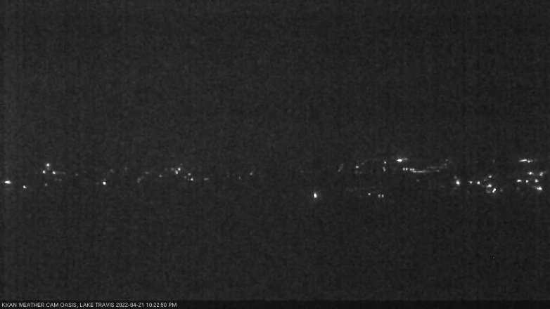 Lake Travis webcam, April 21, 2022 10:25 PM CT