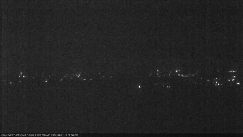 Lake Travis webcam, April 21, 2022 11:25 PM CT