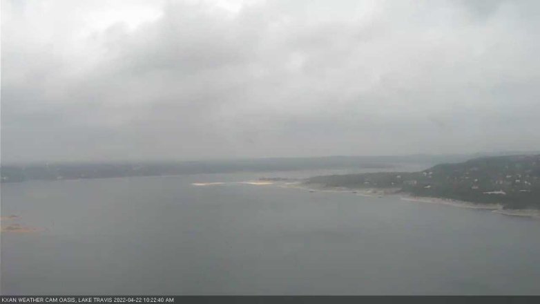 Lake Travis webcam, April 22, 2022 10:25 AM CT