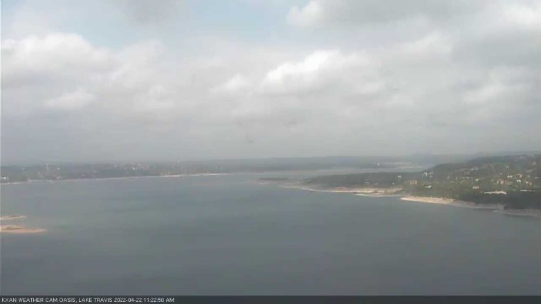 Lake Travis webcam, April 22, 2022 11:25 AM CT
