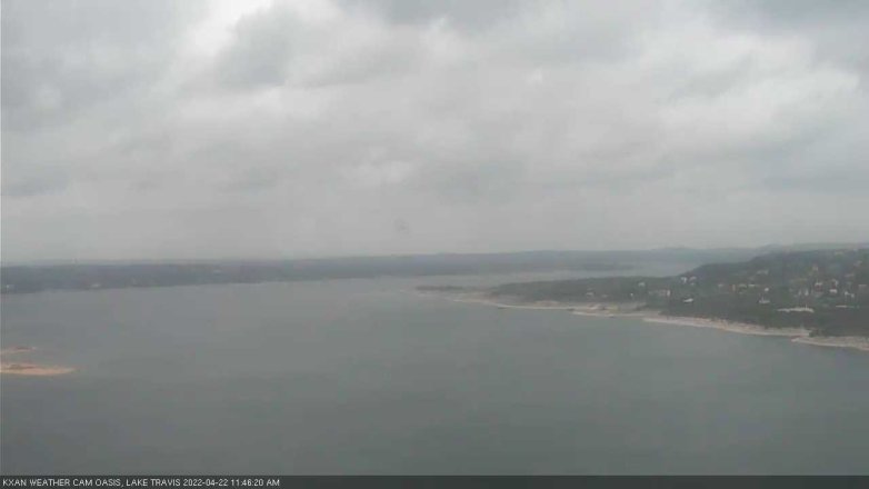 Lake Travis webcam, April 22, 2022 11:45 AM CT