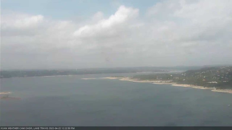 Lake Travis webcam, April 22, 2022 12:25 PM CT