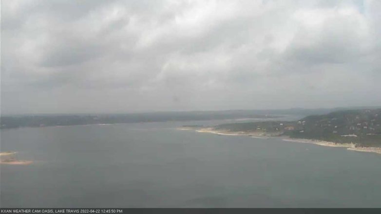 Lake Travis webcam, April 22, 2022 12:45 PM CT
