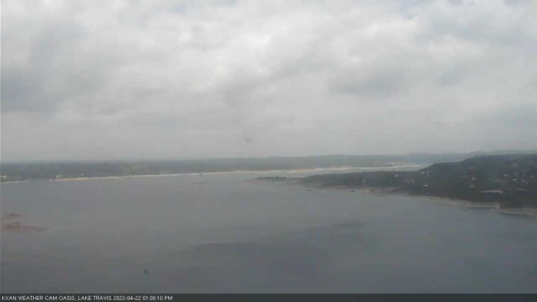 Lake Travis webcam, April 22, 2022 1:00 PM CT