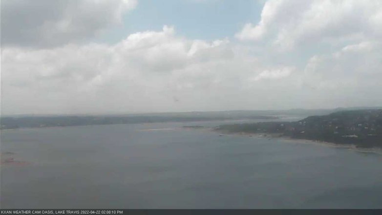 Lake Travis webcam, April 22, 2022 2:00 PM CT