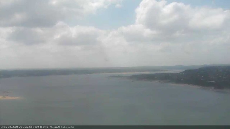 Lake Travis webcam, April 22, 2022 3:00 PM CT
