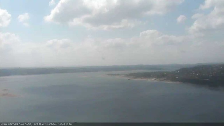 Lake Travis webcam, April 22, 2022 3:45 PM CT