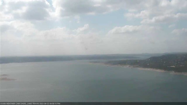 Lake Travis webcam, April 22, 2022 4:00 PM CT