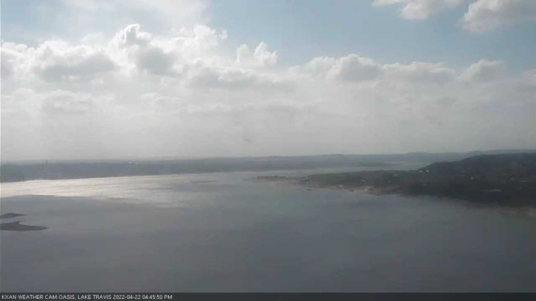 Lake Travis webcam, April 22, 2022 4:45 PM CT