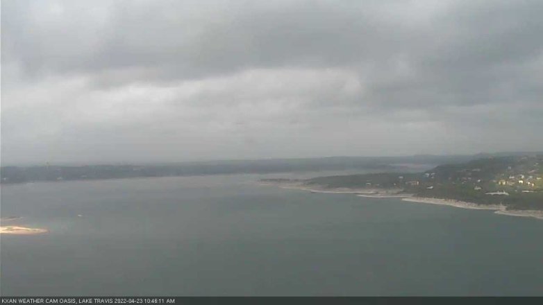 Lake Travis webcam, April 23, 2022 10:45 AM CT