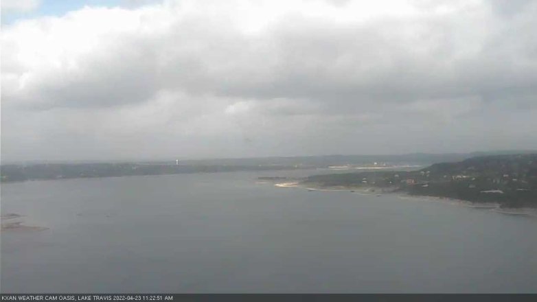 Lake Travis webcam, April 23, 2022 11:25 AM CT