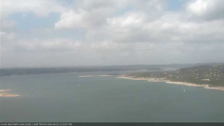 Lake Travis webcam, April 23, 2022 12:25 PM CT