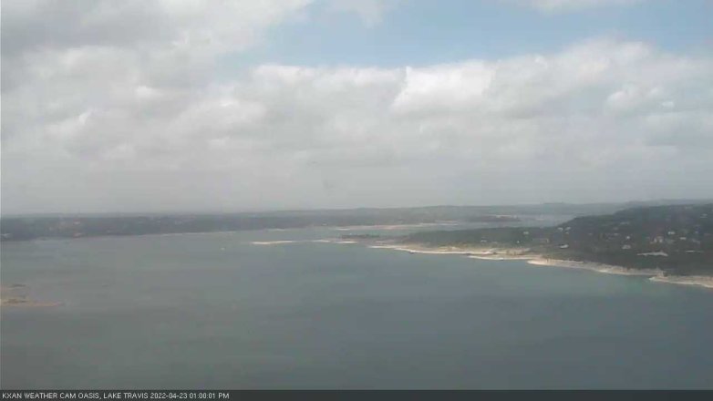 Lake Travis webcam, April 23, 2022 1:00 PM CT