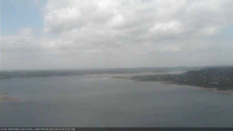 Lake Travis webcam, April 23, 2022 1:25 PM CT