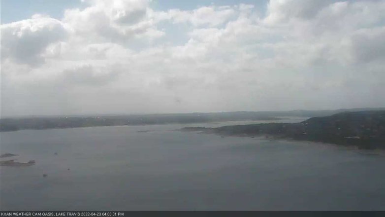 Lake Travis webcam, April 23, 2022 4:00 PM CT