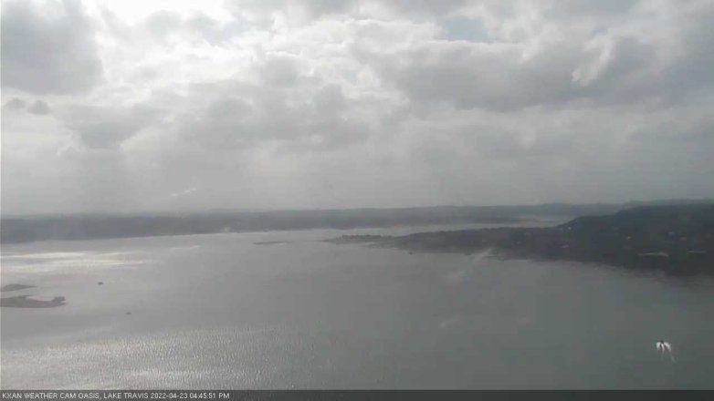Lake Travis webcam, April 23, 2022 4:45 PM CT