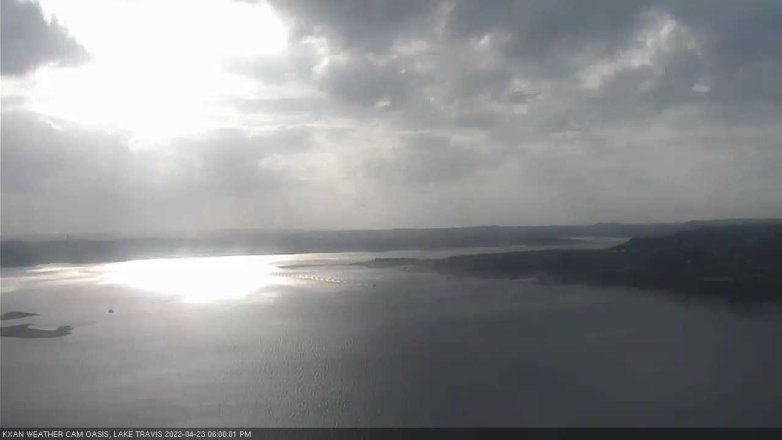 Lake Travis webcam, April 23, 2022 6:00 PM CT
