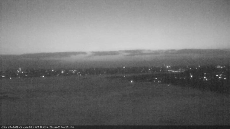Lake Travis webcam, April 23, 2022 8:45 PM CT