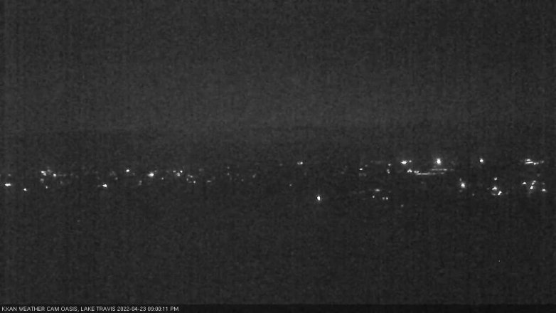 Lake Travis webcam, April 23, 2022 9:00 PM CT