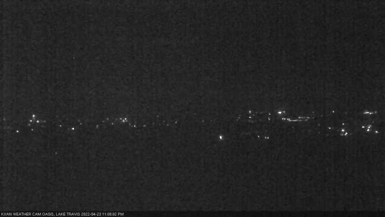 Lake Travis webcam, April 23, 2022 11:00 PM CT