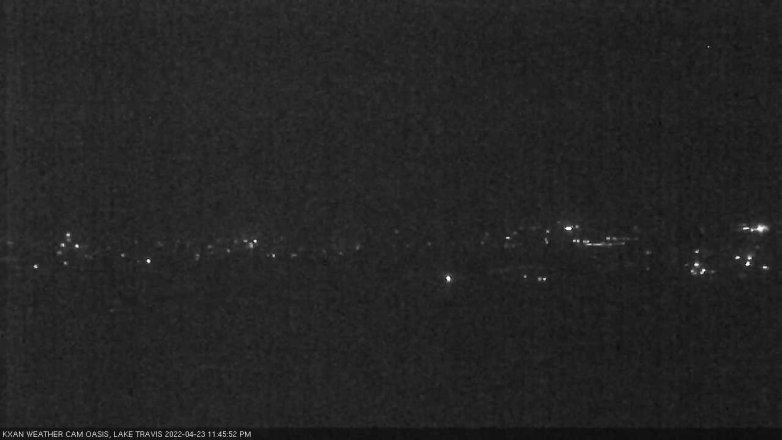 Lake Travis webcam, April 23, 2022 11:45 PM CT