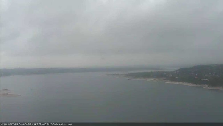 Lake Travis webcam, April 24, 2022 9:00 AM CT
