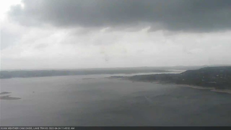 Lake Travis webcam, April 24, 2022 11:45 AM CT