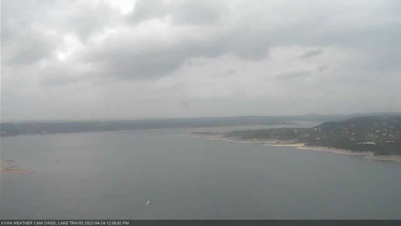 Lake Travis webcam, April 24, 2022 12:00 PM CT