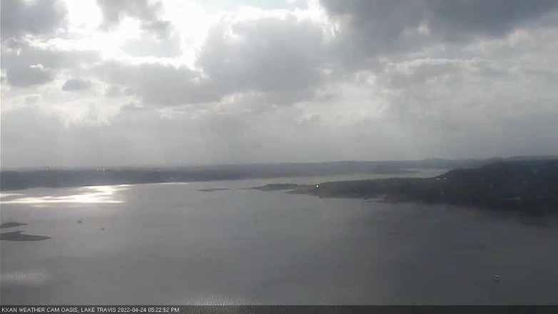 Lake Travis webcam, April 24, 2022 5:25 PM CT