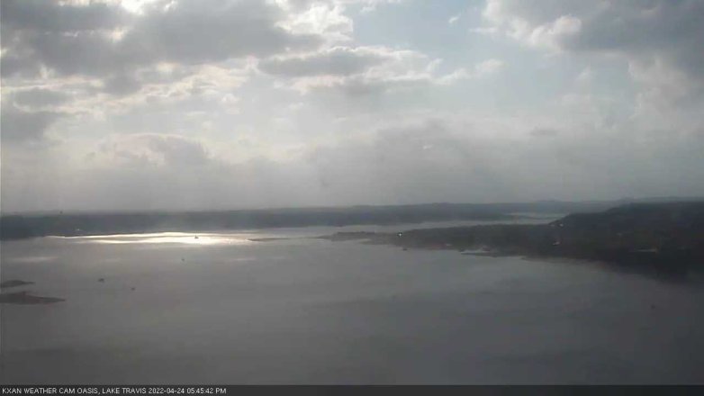 Lake Travis webcam, April 24, 2022 5:45 PM CT