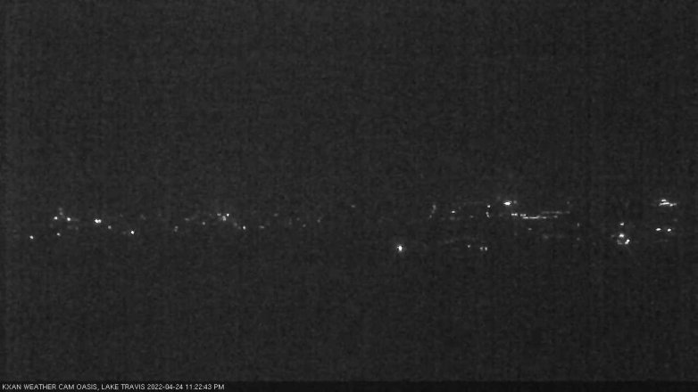 Lake Travis webcam, April 24, 2022 11:25 PM CT