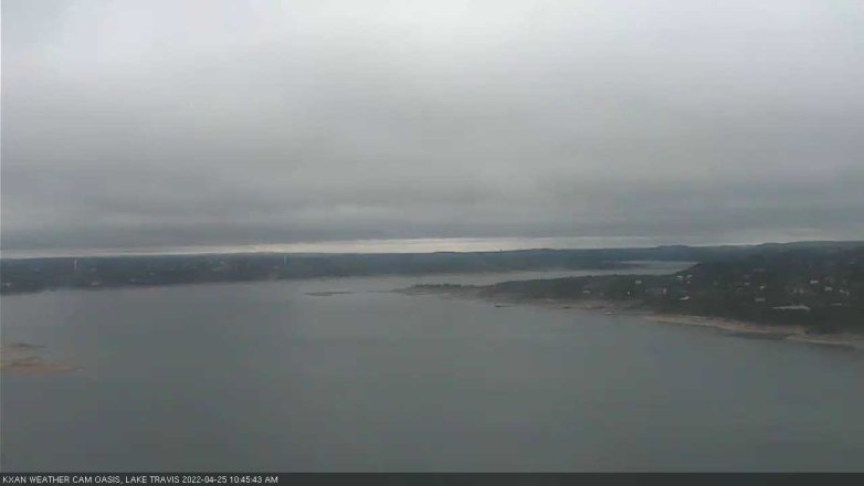 Lake Travis webcam, April 25, 2022 10:45 AM CT