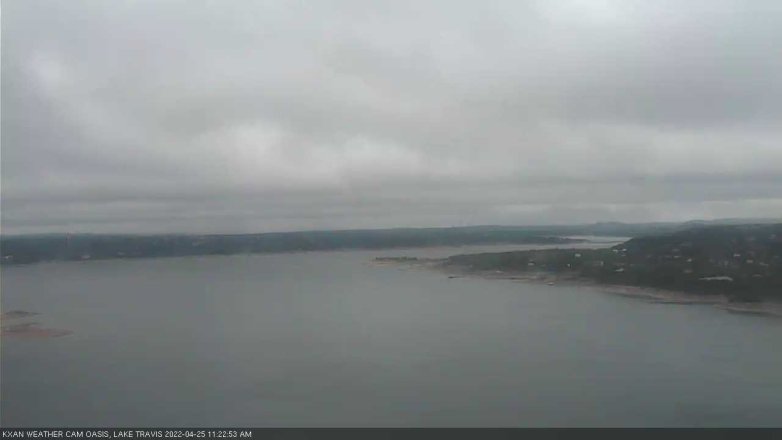 Lake Travis webcam, April 25, 2022 11:25 AM CT