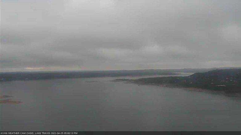 Lake Travis webcam, April 25, 2022 5:00 PM CT