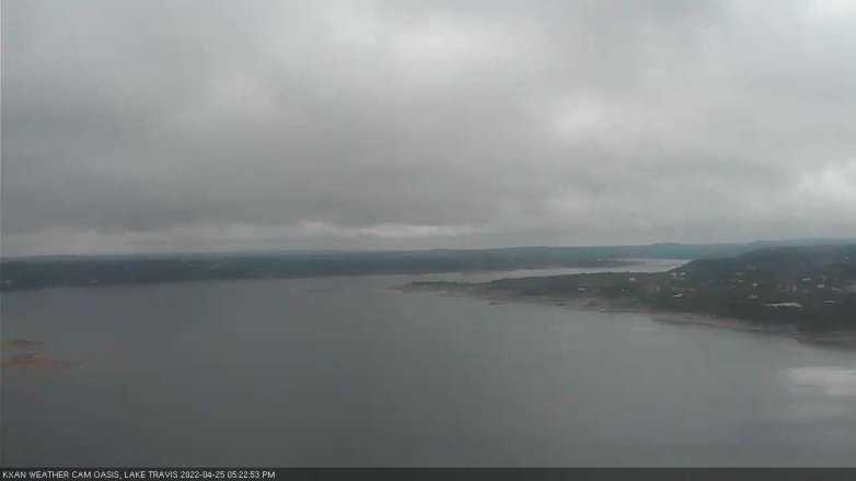 Lake Travis webcam, April 25, 2022 5:25 PM CT