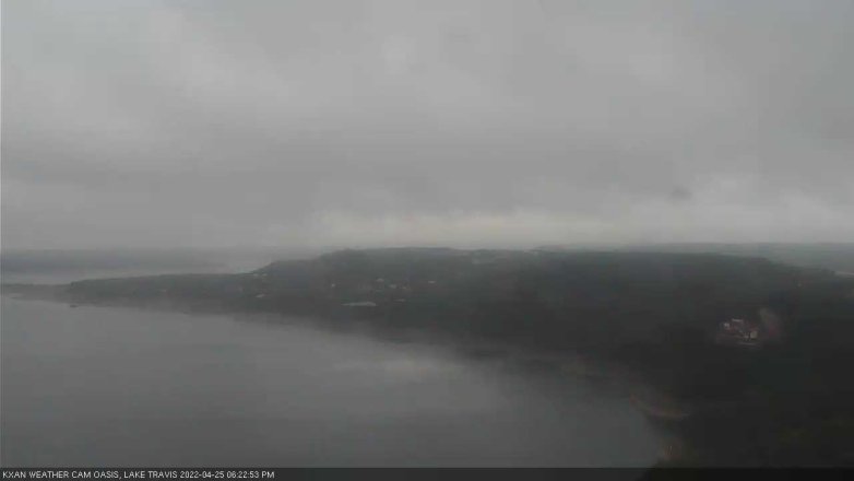 Lake Travis webcam, April 25, 2022 6:25 PM CT