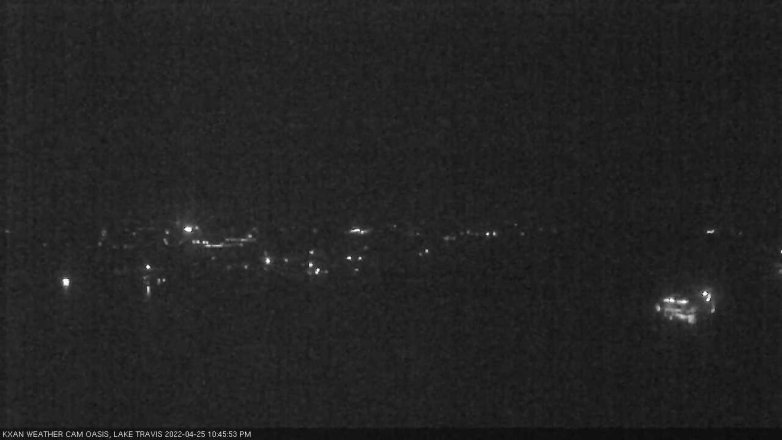 Lake Travis webcam, April 25, 2022 10:45 PM CT