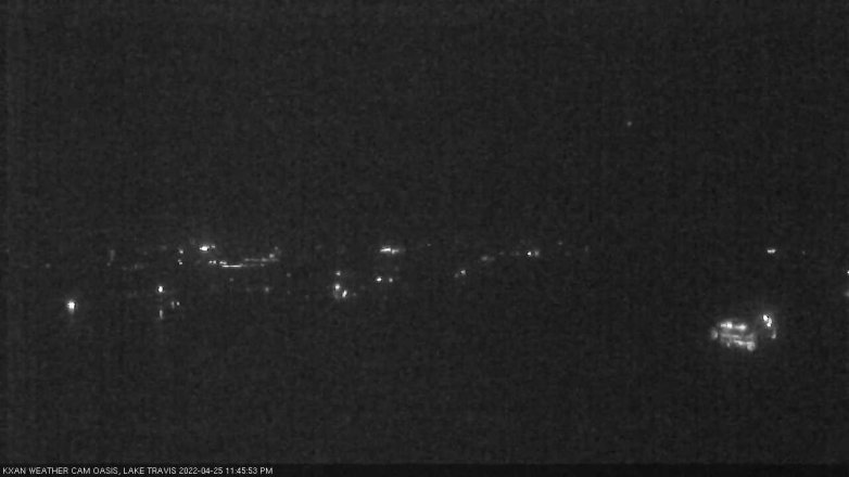 Lake Travis webcam, April 25, 2022 11:45 PM CT