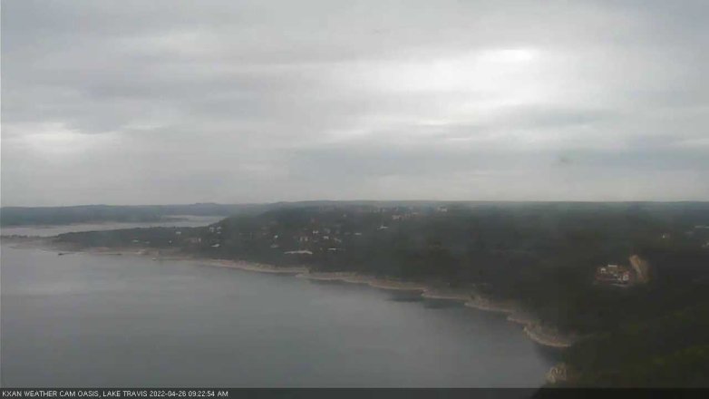 Lake Travis webcam, April 26, 2022 9:25 AM CT