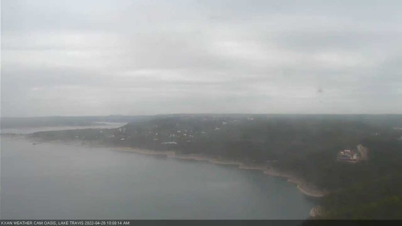 Lake Travis webcam, April 26, 2022 10:00 AM CT