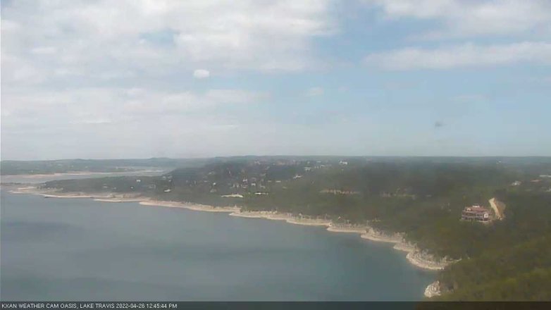 Lake Travis webcam, April 26, 2022 12:45 PM CT
