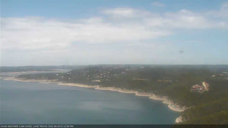 Lake Travis webcam, April 26, 2022 1:25 PM CT