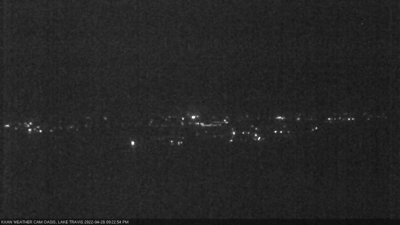 Lake Travis webcam, April 26, 2022 9:25 PM CT