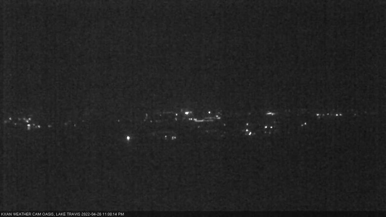 Lake Travis webcam, April 26, 2022 11:00 PM CT
