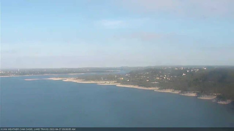 Lake Travis webcam, April 27, 2022 9:00 AM CT