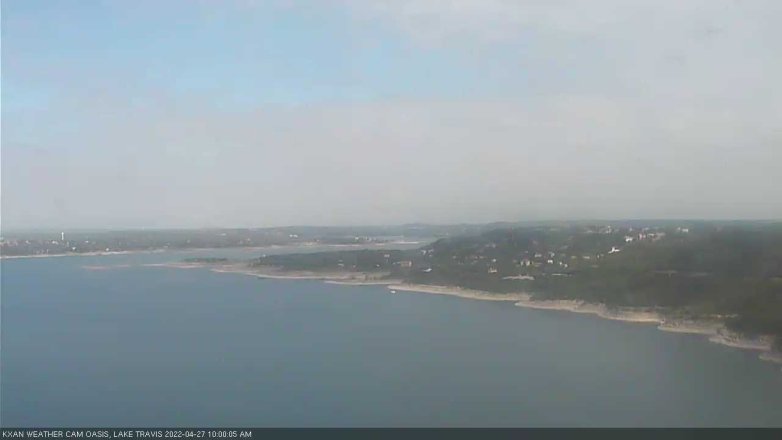 Lake Travis webcam, April 27, 2022 10:00 AM CT