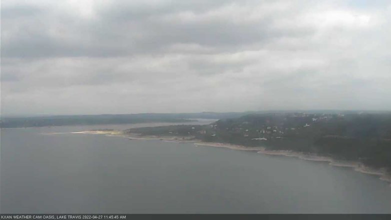 Lake Travis webcam, April 27, 2022 11:45 AM CT