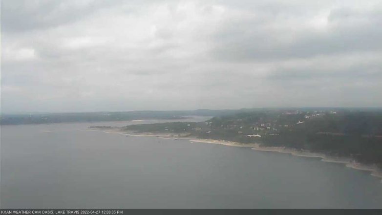 Lake Travis webcam, April 27, 2022 12:00 PM CT