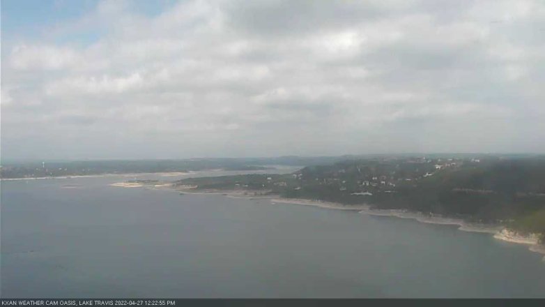 Lake Travis webcam, April 27, 2022 12:25 PM CT
